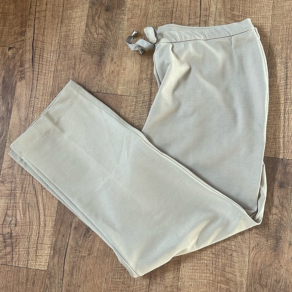 Allison Daley Pants - Allison Daley tan colored leisure pants with pockets and silver detail. Size 18